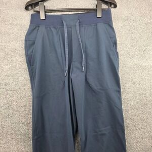 Lululemon Lab Mens Navy Blue Drawstring Jogger Pants Size S Small
